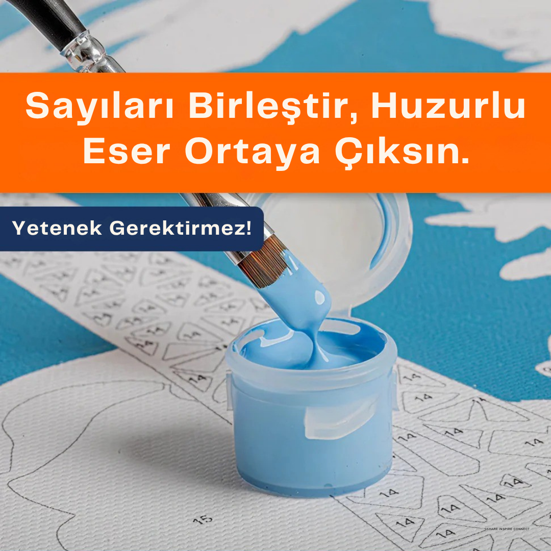Renkistan™ İslami Eserler Numaralı Boyama Seti