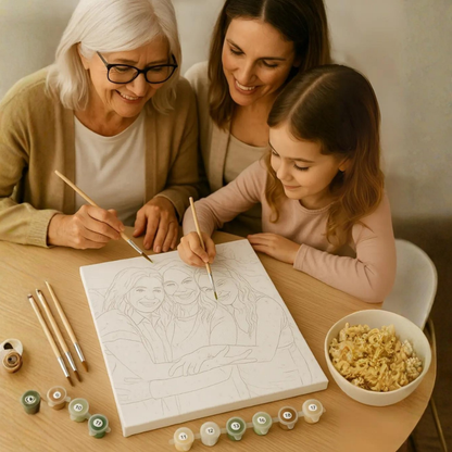 Renkistan™  Kişiye Özel Numaralı Boyama Seti